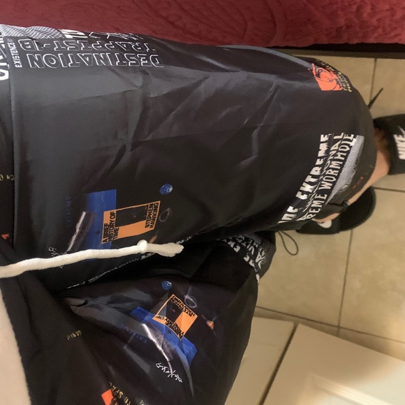 Letter Graphic Drawstring Pants - Picture 10 of 11